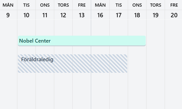 Tillgänglighet och semester
